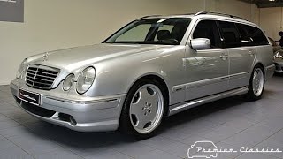 MercedesBenz E55 AMG W210 Combi  65000 km  Premium Classics [upl. by Gerianne]