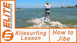 Kitesurfing Lesson  How to Jibe Or Gybe [upl. by Schaefer]