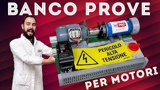 Come Costruire un Banco Prove per Motori Elettrici con Inverter Monofase Trifase VFD  Fai Da Te [upl. by O'Shee]