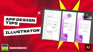 App design in Illustrator [upl. by Schechter]