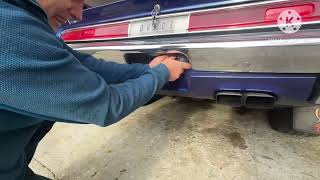 hidden trailer Hitch Cuda Challenger ebody [upl. by Camille]