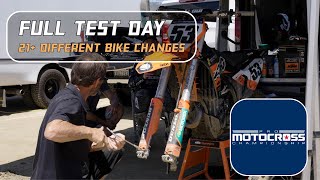 They Shut the Track Down Full Suspension Test Day Vlog [upl. by Nemlaz]