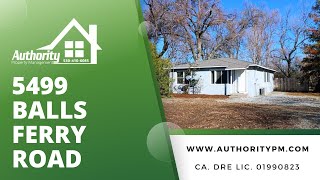 5499 Balls Ferry Rd Offered by Authority Property Management Redding CA [upl. by Richela108]