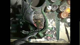 Jp Gotrokkits Paint All The Things 18 Wizkids Miniatures Young Green Dragon [upl. by Jarrell]