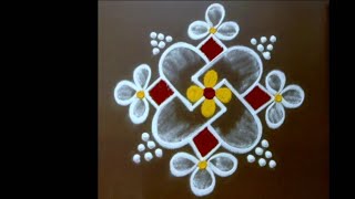 Karthika masam Special Rangoli collection 🌺 4 designs 422 dots mini kolam 🌺 Latest new muggulu [upl. by Ingrid]