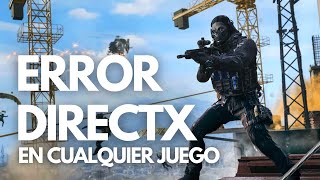 Solución ERROR de DirectX en Call of Duty Modern Warfare 3 y otros juegos  ✅✅✅ [upl. by Akierdna]