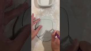 1st part✨ ceramic pottery potteryart clay potterycrafts bluepottery art ceramicpottery asmr [upl. by Argela]