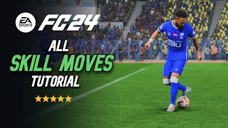 EA FC 24 ALL SKILL MOVES TUTORIAL  Playstation amp Xbox  4K [upl. by Laurance]