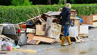 Das große Aufräumen nach dem Hochwasser [upl. by Akiemehs]