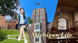 Vlog  🇺🇸미국에서 3주동안 대학생활하기  미시간 대학교 로스쿨 도서관 amp 미시간 스타디움 투어  University of Michigan Ann Arbor [upl. by Rombert251]