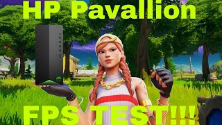 HP pavilion Gaming Desktop PC Fortnite FPS TEST [upl. by Risteau]