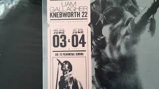 Liam Gallagher Knebworth 22 live cd unboxing  Final Straw 20th [upl. by Sokram]