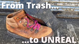 30 Year Old Hiking Boot Restoration [upl. by Eveineg]