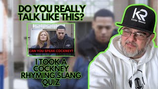 COCKNEY RHYMING SLANG  REACTION cockneyaccent cockneyrhymingslang reaction britishslang [upl. by Latif]