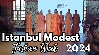 🇹🇷Unveiling Elegance Istanbul Modest Fashion week 2024  MWF Ramp Walk Part 2 mwf [upl. by Arodnahs]