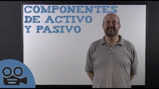 Componentes de activo y pasivo en contabilidad [upl. by Solomon]