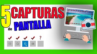 🟩𝟱 FORMAS para CAPTURAR tu PANTALLA en PC  👉🔴las MÁS EFICIENTES❗❗❗ [upl. by Idnak309]