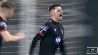 JORDAN FLORES WONDERGOAL  Shamrock Rovers 32 Dundalk [upl. by Fauch677]