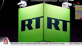 Meta bans RT other Russian state media for foreign interference [upl. by Latihs]