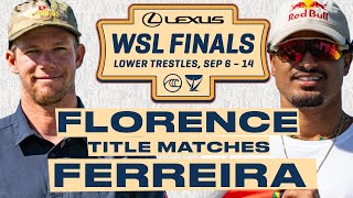 John John Florence vs Italo Ferreira  Lexus WSL Finals 2024  Title Matches [upl. by Naillik]