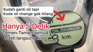 Sudah ganti oli tapi masih ada tulisan oil change Scoopy beat vario [upl. by Lichtenfeld632]