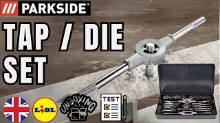 TAP  DIE SET Parkside UK ENGLISH LIDL [upl. by Nosrej897]