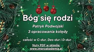 Bóg się rodzi  3 opracowania Nuty PDF [upl. by Selym]