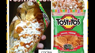 Tostitos preparados con elote Deliciosos y muy fáciles [upl. by Noval]