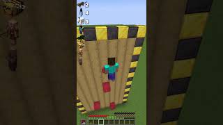 Transform Mod vs Highest Jump shorts meme minecraft [upl. by Vinni]