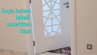 KAPI TEMİZLİĞİsararmışlekeli panel amerikan kapı nasıl silinir [upl. by Novar]