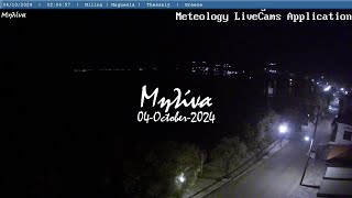 🏞️ 04October2024 Μηλίνα Πηλίου Live Timelapsesgr 🇬🇷 [upl. by Anoval]