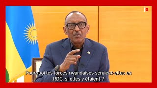 President Kagame discusses Tshisekedi’s threats M23 amp the DRC Burundi amp FDLR alliance [upl. by Elleahcim]