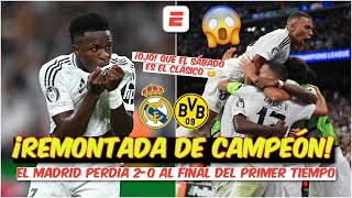 REMONTADA Y GOLEADA del Real Madrid Marcó 5 goles en 30 minutos Triplete de VINÍCIUS  Exclusivos [upl. by Napier]