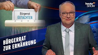 Entscheiden bald 160 zufällig ausgewählte Deutsche was wir essen  heuteshow vom 13102023 [upl. by Adiam540]