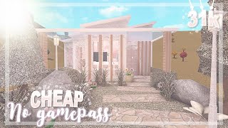 BLOXBURG Soft Blush No Gamepass House 31k  House build [upl. by Vallonia]