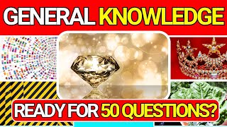 General Knowledge Quiz Trivia 25 📚💡 Can You Answer All 50 Questions Correctly 2024 [upl. by Rema387]