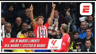 ATLETICO DE MADRID se lo empató al REAL MADRID con gol de Llorente en el último suspiro  La Liga [upl. by Allyce]