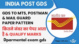 GDS To MTS Postman Mail Guard Paper pattern  Exam Type Number Time amp Language  All Details [upl. by Simara312]