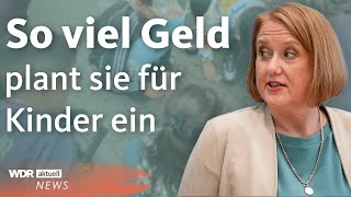 Kindergrundsicherung Das plant Familienministerin Lisa Paus ganz konkret  WDR aktuell [upl. by Arac666]