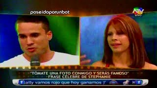 COMBATE STEPHANIE DICE quotTOMATE UNA FOTO CONMIGO Y HAZTE FAMOSOquot 220213 [upl. by Patricio]