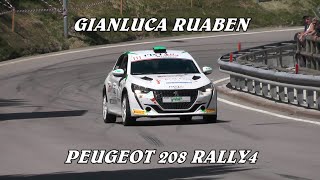 SALITA TRENTO  BONDONE 2023  GIANLUCA RUABEN  PEUGEOT 208 RALL4  VIDEOCLIP [upl. by Nosna584]