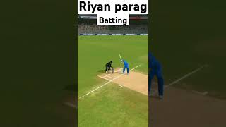 Riyan parag batting like subscribers  real cricket Tm 24 [upl. by Auka]