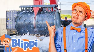 Blippi Learns How To Smash the Trash  Blippis Stories and Adventures for Kids  Moonbug Kids [upl. by Raynard770]