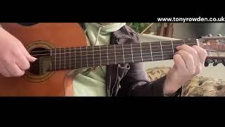 La Mer Beyond the Sea Charles Trent fingerstyle guitar solo  link to TAB in description [upl. by Assyli]