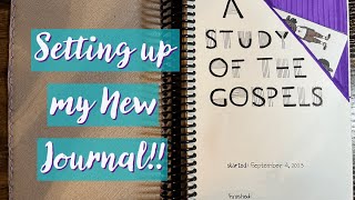 New Journal Setup  Journal With Me [upl. by Sucramad]