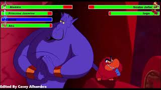 Aladdin 1992 Final Battle with healthbars [upl. by Cannon137]