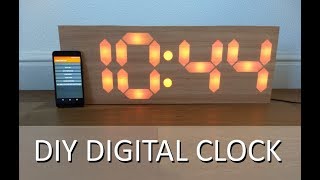 DIY 7 Segment Digital Clock [upl. by Anoyi]