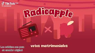 RadioApple 🍎🦌  juramento de amor  fandub cómic fandub [upl. by Oijimer]