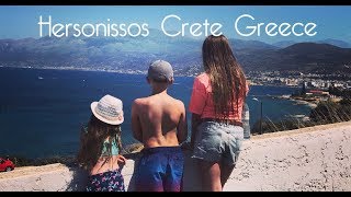 Holiday in Hersonissos Crete Greece Chrissi Amoudia Hotel my holiday vlog [upl. by Eelarbed]