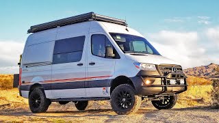 Storyteller Overland Mode 4x4 WalkThrough  Mercedes Sprinter Class B RV [upl. by Adrea]